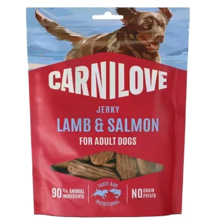 Carnilove Dog Jerky Lamb & Salmon - jagnięcina i łosoś 100g