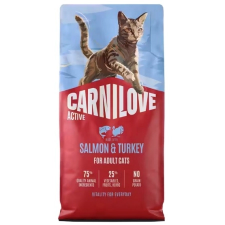 Carnilove Cat Active Salmon & Turkey - łosoś i indyk 2kg