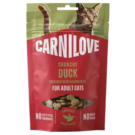 Carnilove Cat Crunchy Snack Duck 50g
