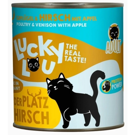 Lucky Lou Lifestage Adult Drób i jeleń puszka 800g