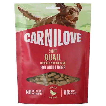 Carnilove Dog Soft Snack Quail 200g