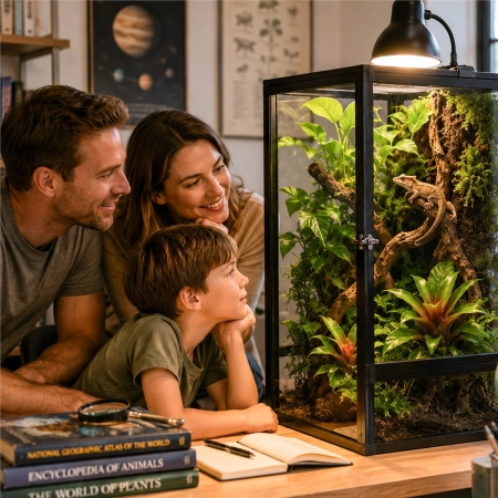 Terrario Nexframe S-Line 42x42x66 - terrarium z siatki-2062789