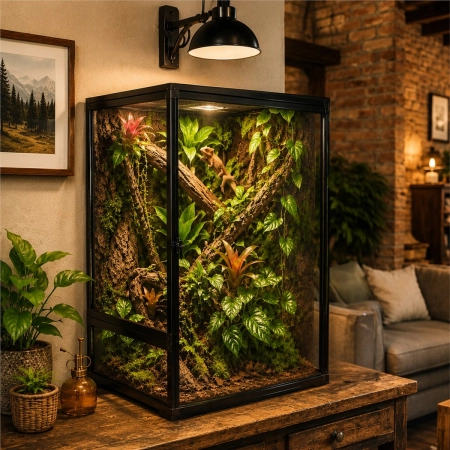 Terrario Nexframe S-Line 42x42x66 - terrarium z siatki-2062790