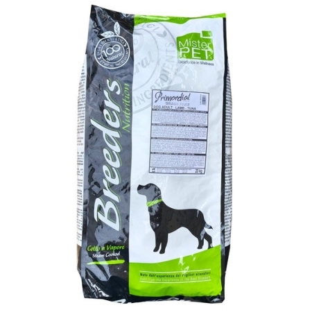 Primordial Breeders Dog Grain Free Adult Tuna & Lamb 20kg