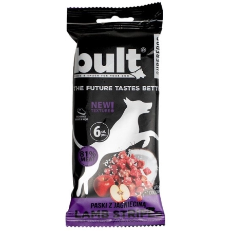 Bult Superfood Tasty Stripes Paski z jagnięciną 60g
