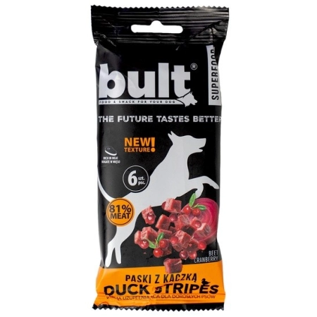 Bult Superfood Tasty Stripes Paski z kaczką 60g
