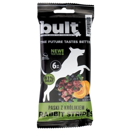 Bult Superfood Tasty Stripes Paski z królikiem 60g