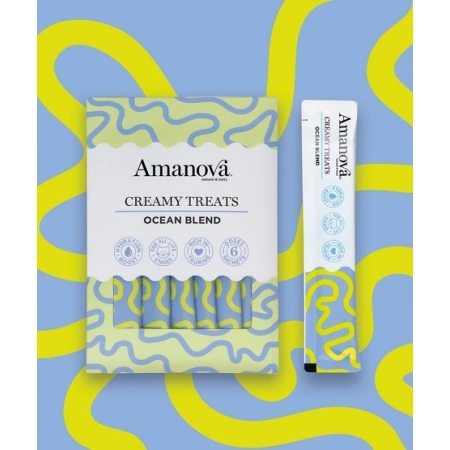 Amanova Cat Creamy Treats Ocean Blend Tuna & Salmon - tuńczyk i łosoś 6x15g-2063029