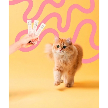 Amanova Cat Creamy Treats Seaside Roast Tuna & Chicken liver - tuńczyk i wątróbka 6x15g-2063038