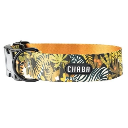 CHABA Obroża regulowana Bull Story IV L/XL Jungle