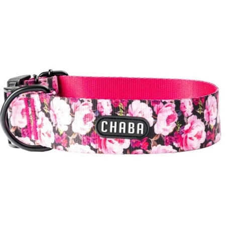 CHABA Obroża regulowana Bull Story IV L/XL Peony
