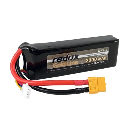 Akumulator Redox Gold Line 2000 mAh 11,1 80C XT-60 - pakiet LiPo