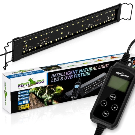Repti-Zoo Natural Light LED UVB 18W - lampa automatyczna do terrarium 60cm-2064378