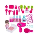 Domek Dla Lalek Toaletka W Walizce Plecak Zestaw 3w1 + Akcesoria Przecena 1-2094337