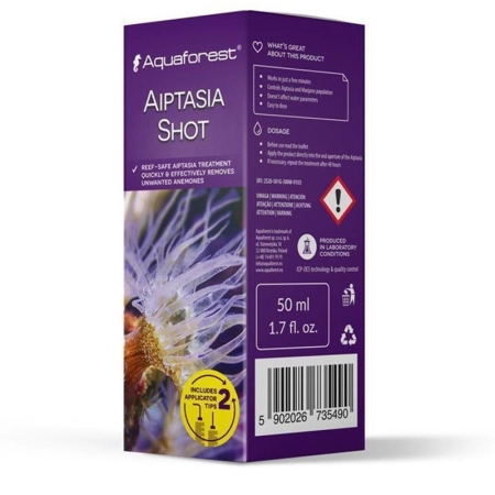 Aquaforest Aiptasia Shot 50ml - Preparat do zwalczania Aiptasii