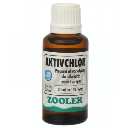 Zoolek ActivChlor 30 ml – Środek do Dezynfekcji w Akwarium