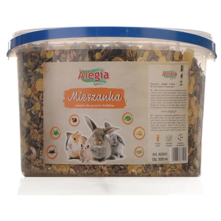 Alegia - mieszanka pokarm dla gryzoni i królików 3000ml-2117402