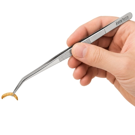 Aventerra Sweden CLAWEY ARC 20cm - pęseta stalowa zagięta-2118058