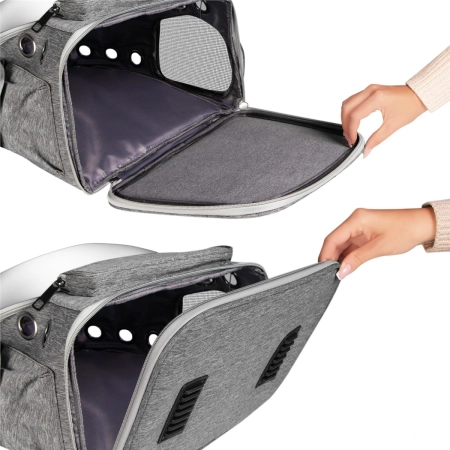 Furrever Friends Citty Grey - plecak transporter dla kota i psa-2120193