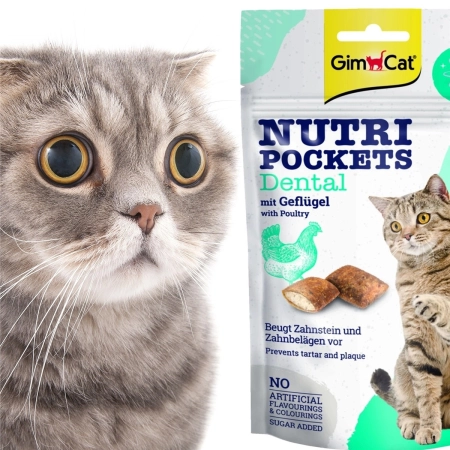 GimCat Nutri Pochets Dental - kocie przysmaki na zęby-2120938