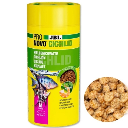 JBL Pronovo Cichlid Grano M 1000ml - pokarm dla pielęgnic-2121919