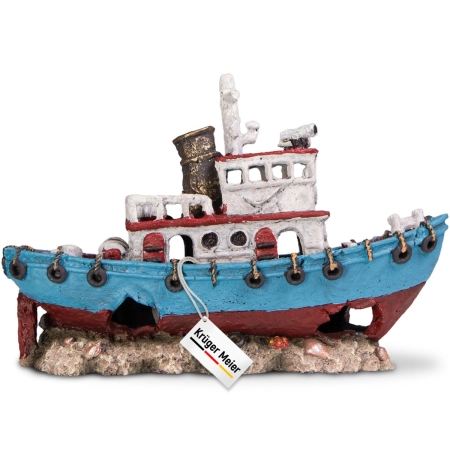 Kruger Meier Shipwreck – Statek do akwarium 28x9x18 cm-2122848