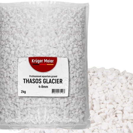 Kruger Meier Thasos Glacier 4–8 mm – Żwirek akwarystyczny 2 kg-2124120