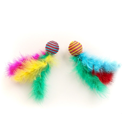 HappyPet Carnival Ball Toy - zabawka dla kotów 2 szt-2124255
