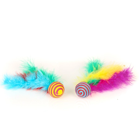 HappyPet Carnival Ball Toy - zabawka dla kotów 2 szt-2124258