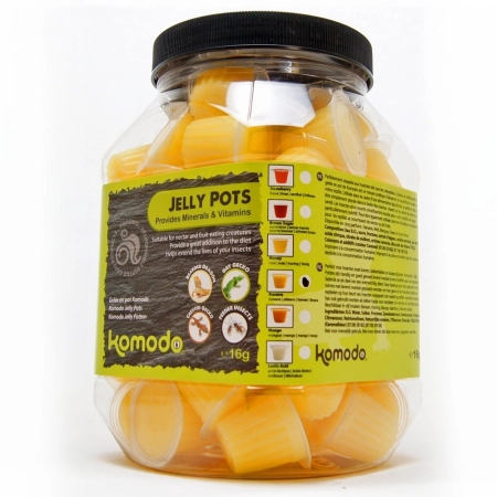 Komodo Jelly Pot Banana Jar - pokarm banan w żelu 60szt.-2124480
