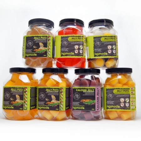 Komodo Jelly Pot Banana Jar - pokarm banan w żelu 60szt.-2124481