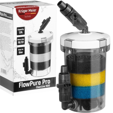 Kruger Meier FlowPure Pro 1600 - prefiltr kubełkowy zewnętrzny 16/22