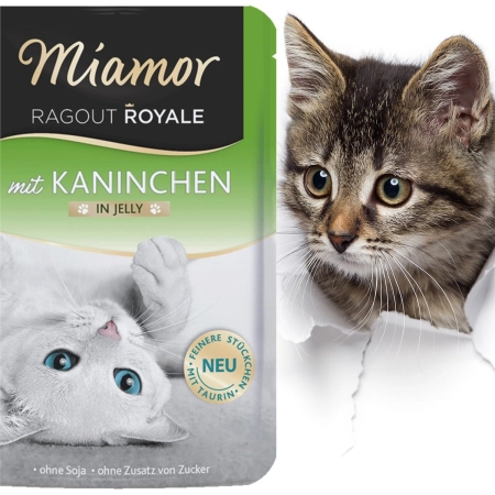 Miamor Royale mit Kaninchen - mokra karma królik w galarecie 100g-2126814