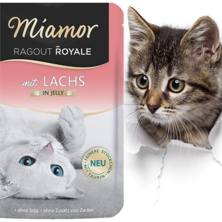Miamor Royale mit Lachs - mokra karma łosoś w galarecie 100g-2126818