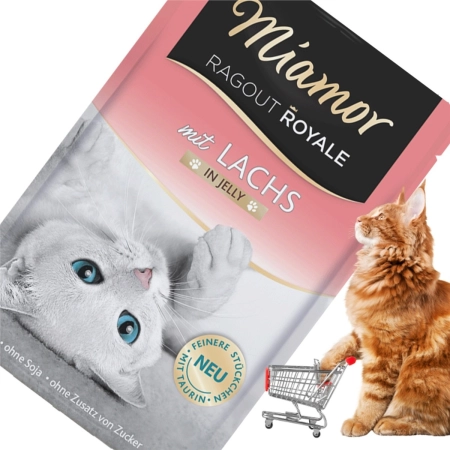 Miamor Royale mit Lachs - mokra karma łosoś w galarecie 100g-2126819