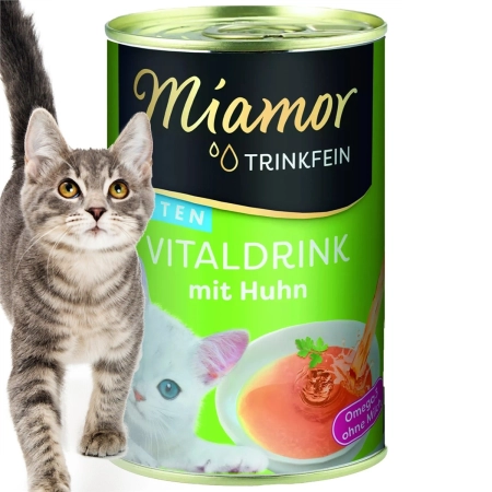 Miamor Vitaldrink Kitten - zupka dla kociąt o smaku kurczaka135ml-2126842