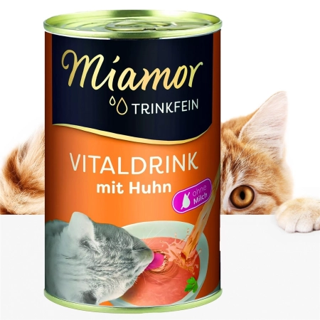 Miamor Vitaldrink mit Huhn - kurczakowa zupka dla kotów 135ml-2126850