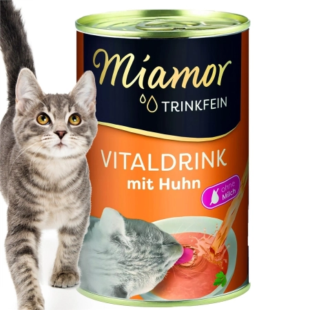 Miamor Vitaldrink mit Huhn - kurczakowa zupka dla kotów 135ml-2126851