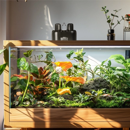 Resun Reptile Black Lamp DUO Mini - lampa podwójna do terrarium-2129032
