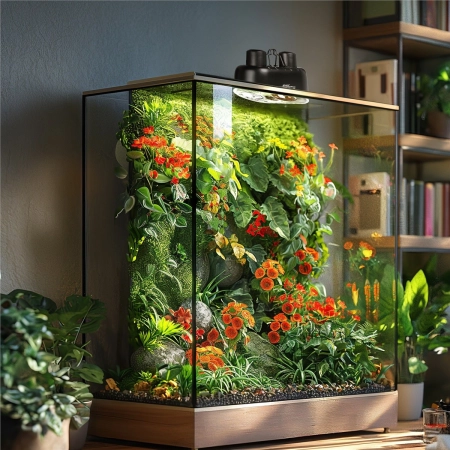 Resun Reptile Black Lamp DUO Mini - lampa podwójna do terrarium-2129033
