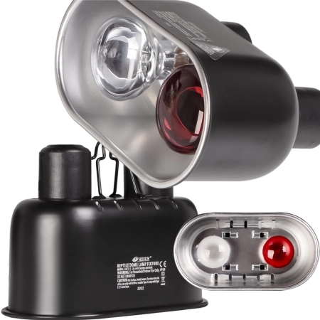 Resun Reptile Black Lamp DUO Mini - lampa podwójna do terrarium-2129035