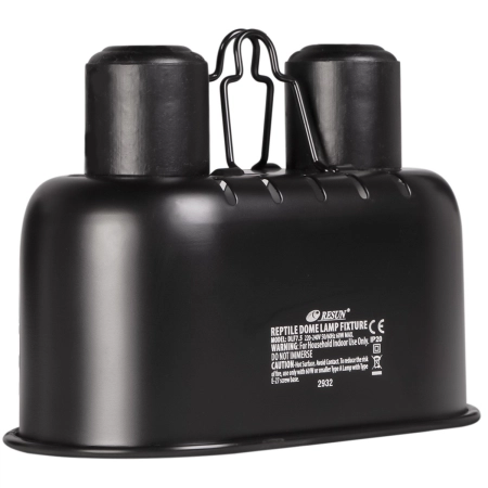 Resun Reptile Black Lamp DUO Mini - lampa podwójna do terrarium-2129040