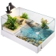 Kruger Meier Turtle Shell Garden - akwarium dla żółwia z wyspą 39x27x17cm-2124141