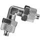 Kolanko metalowe z zaciskami na wężyk 6mm-2124159