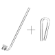 Neo Diffuser Special Normal M CO2 + Clip White – dyfuzor + kolanko CO2 do akwarium 17mm-2127761