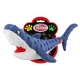 Pet Nova zabawka pluszowa - rekin piszczący 32cm-2127947