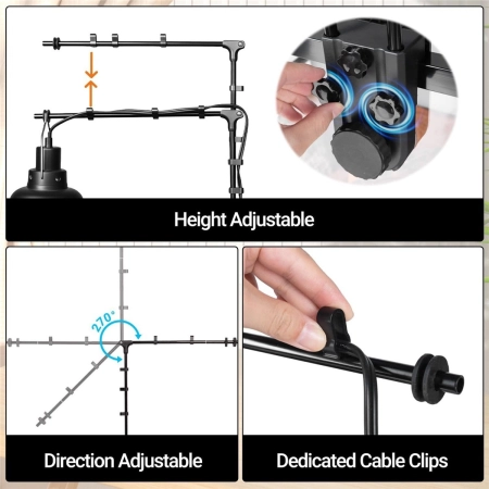 Repti-Zoo Dual Light Bracket - podwójny wieszak na lampy grzewcze-2130403
