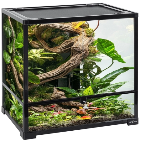 Repti-Zoo Glass Terrarium 60x45x60cm - szklane terrarium z metalową siatką-2131131