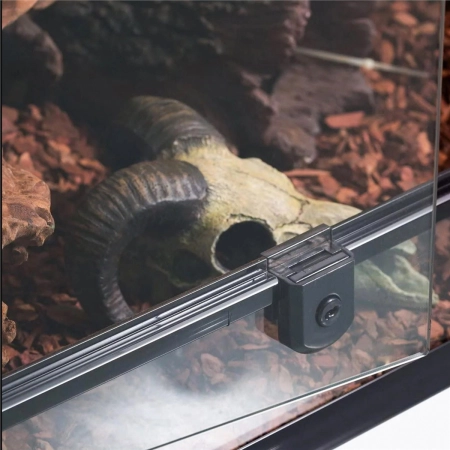 Repti-Zoo Glass Terrarium 90x45x60cm - szklane terrarium z metalową siatką-2131205