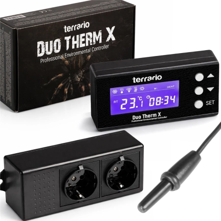 Terrario Duo Therm X - termostat dzień i noc z programatorem czasowym